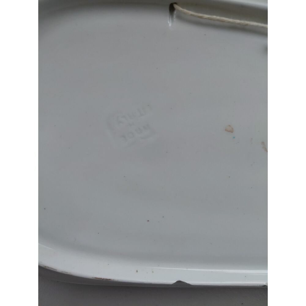 Vintage Italian Ceramic Tray Dish Hand Painted Fruit Music 70's MCM Signed Artsy - Picture 7 of 9